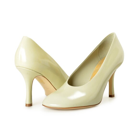 Burberry Women's "Baby Pump" Leather Heeled Pumps Shoes US 7.5 EUR 37.5 - Picture 8 of 8